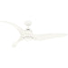 Hunter - 53512 - 60" Ceiling Fan - Arwen - Matte White