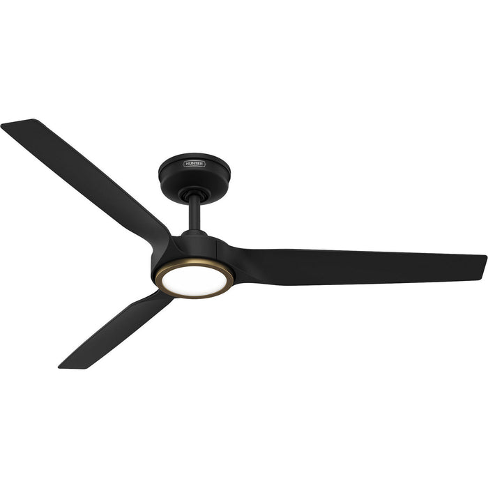 Hunter - 53518 - 52" Ceiling Fan - Zentech - Matte Black