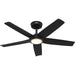 Hunter - 53639 - 44" Ceiling Fan - Zentech - Matte Black
