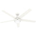 Hunter - 53781 - 60" Ceiling Fan - Aerodyne - Matte White