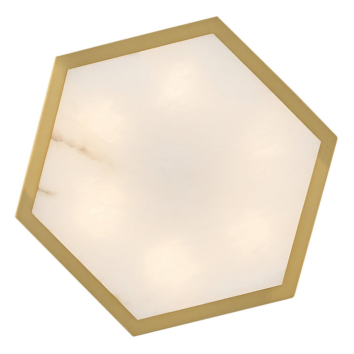 Fredrick Ramond - FR41533LCB - LED Semi Flush Mount - Veleta - Lacquered Brass