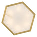 Fredrick Ramond - FR41533LCB - LED Semi Flush Mount - Veleta - Lacquered Brass