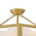 Fredrick Ramond - FR41533LCB - LED Semi Flush Mount - Veleta - Lacquered Brass