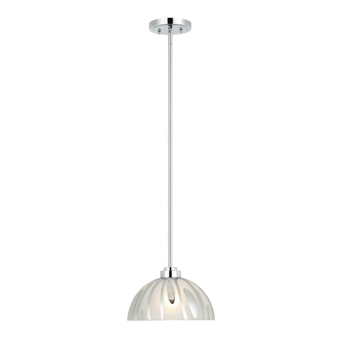 Varaluz - 1070P01MCH - One Light Pendant - Chroman Empire - Chrome