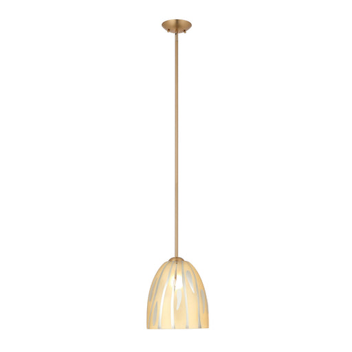 Chroman Empire One Light Pendant Satin Gold