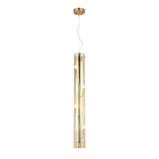 Chroman Empire Four Light Pendant Satin Gold