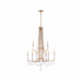 Varaluz - 270C09BK - Nine Light Chandelier - Barcelona - Brass Kisser