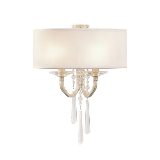 Barcelona Two Light Wall Sconce Transcend Silver