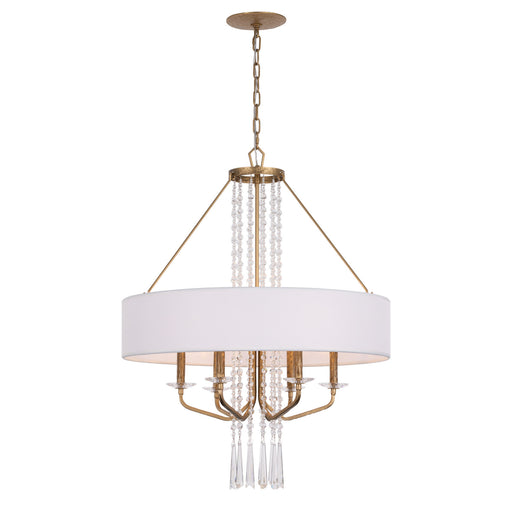 Barcelona Six Light Pendant Brass Kisser