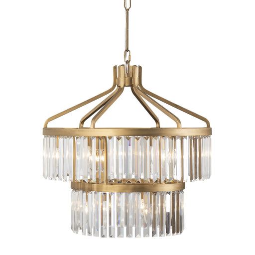 Social Club Nine Light Pendant Havana Gold