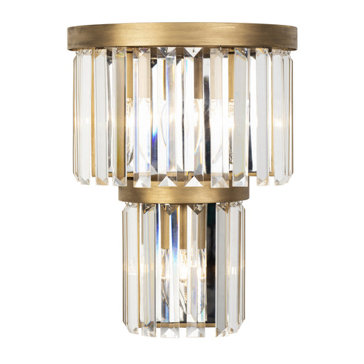 Social Club Three Light Wall Sconce Havana Gold