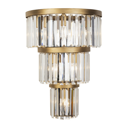 Social Club Six Light Wall Sconce Havana Gold