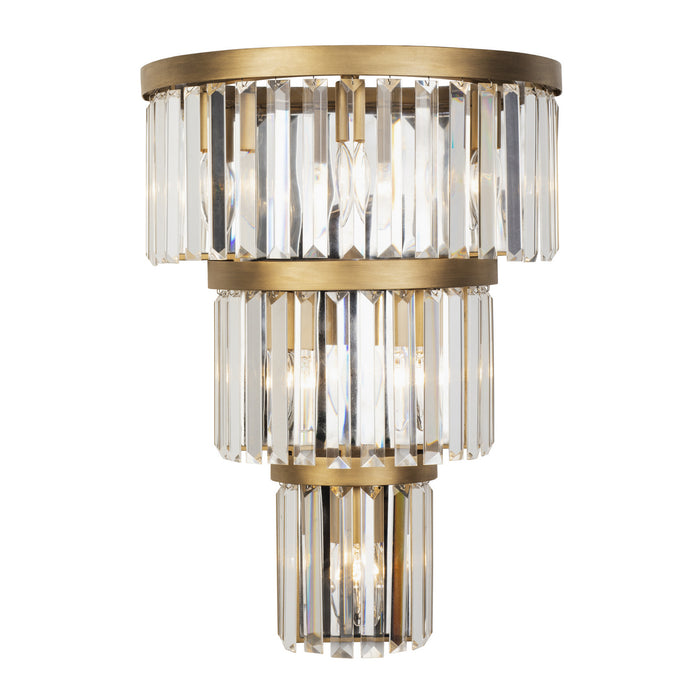 Varaluz - 297W06HG - Six Light Wall Sconce - Social Club - Havana Gold