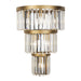 Varaluz - 297W06HG - Six Light Wall Sconce - Social Club - Havana Gold