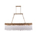 Varaluz - 309N12HG - 12 Light Linear Chandelier - Matrix - Havana Gold
