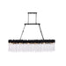 Varaluz - 309N12MBFG - 12 Light Linear Chandelier - Matrix - Matte Black/French Gold