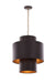 Varaluz - 323F04DBFG - Four Light Pendant - Cannery - Dark Bronze / French Gold