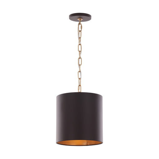Cannery One Light Pendant Dark Bronze / French Gold