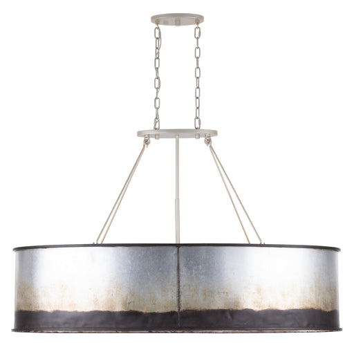 Varaluz - 323N05OG - Five Light Linear Pendant - Cannery - Ombre Galvanized