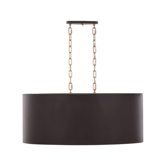 Varaluz - 323N06DBFG - Six Light Pendant - Cannery - Dark Bronze / French Gold