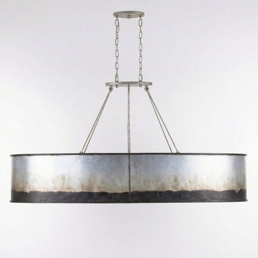Varaluz - 323N07OG - Seven Light Linear Pendant - Cannery - Ombre Galvanized