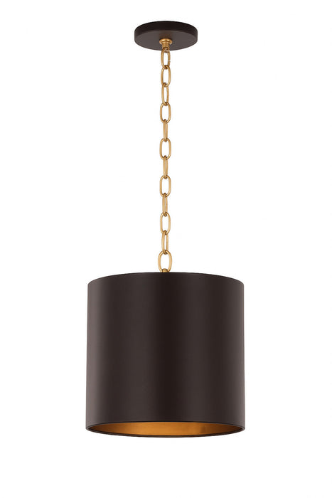 Varaluz - 323P03DBFG - Three Light Pendant - Cannery - Dark Bronze / French Gold