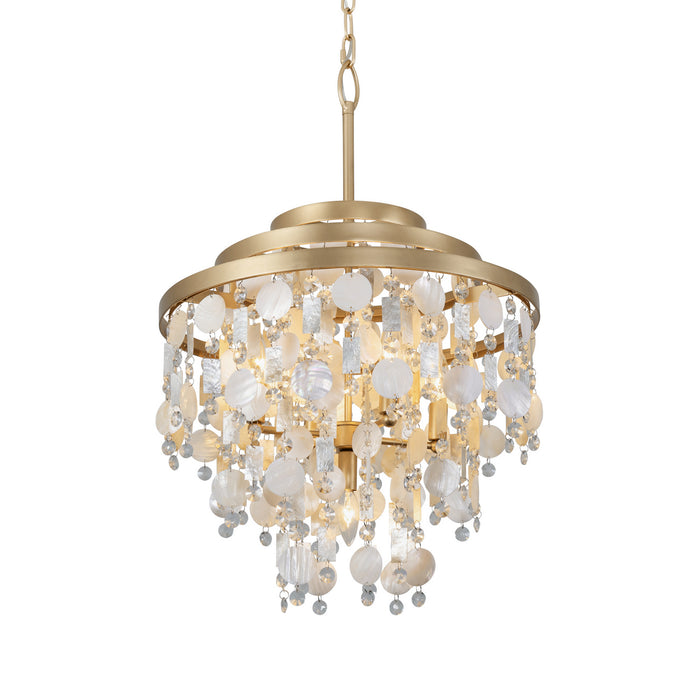 Varaluz - 377C05FG - Five Light Chandelier - Kalani - French Gold