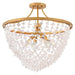 Fredrick Ramond - FR41591DA - LED Semi-Flush Mount - Myra - Distressed Brass
