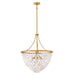 Fredrick Ramond - FR41594DA - LED Chandelier - Myra - Distressed Brass