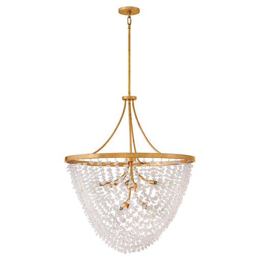 Fredrick Ramond - FR41595DA - LED Chandelier - Myra - Distressed Brass