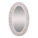 Varaluz - 457MI24MWW - Wall Mirror - Athena - Matte White/Whitewash Seagrass