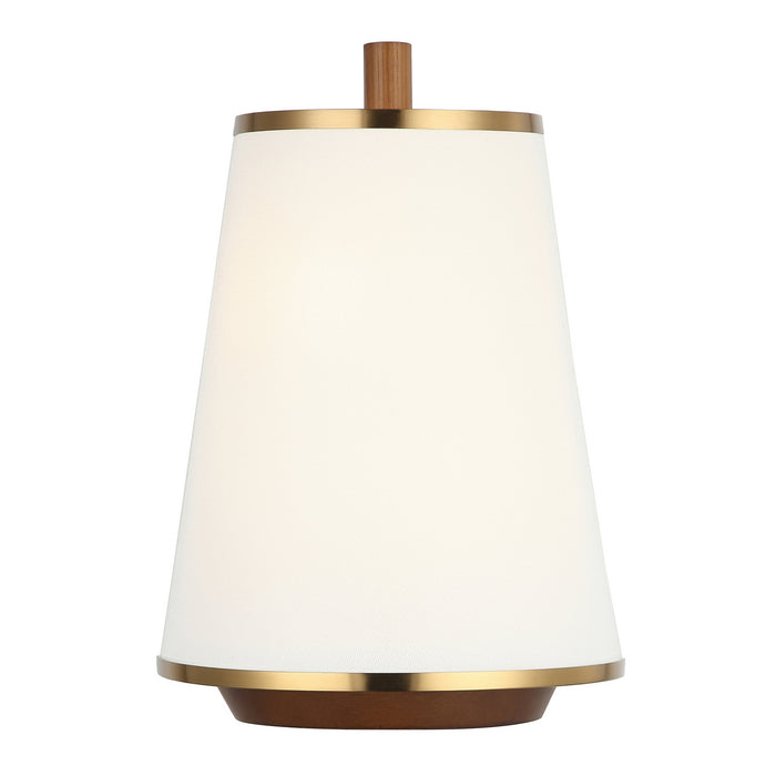 Varaluz - 520W02SBW - Two Light Wall Sconce - Desert Flyer - Satin Brass/Medium Walnut