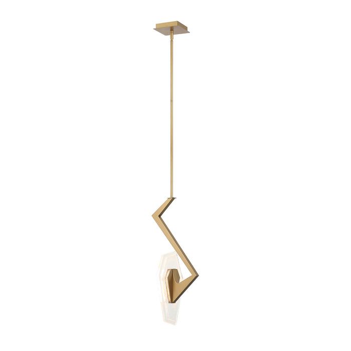 Varaluz - 530M01BK - LED Pendant - Down the Wrong Path - Brass Kisser