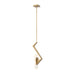 Varaluz - 530M01BK - LED Pendant - Down the Wrong Path - Brass Kisser