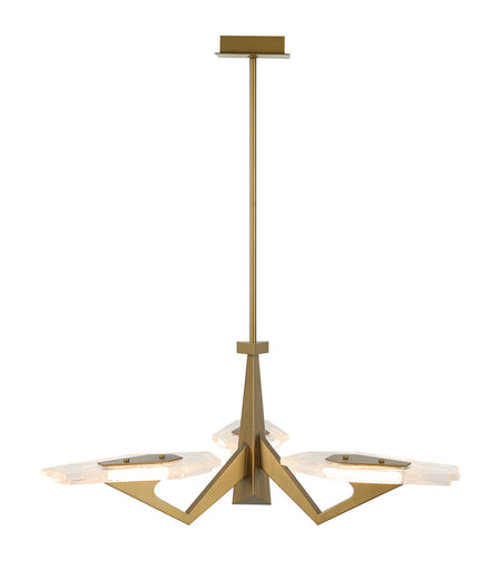 Down the Wrong Path LED Pendant Brass Kisser