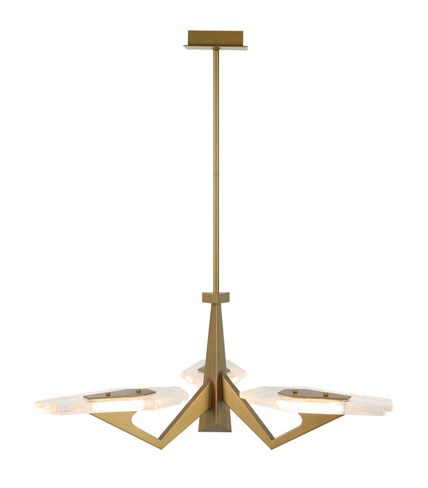 Varaluz - 530P03BK - LED Pendant - Down the Wrong Path - Brass Kisser