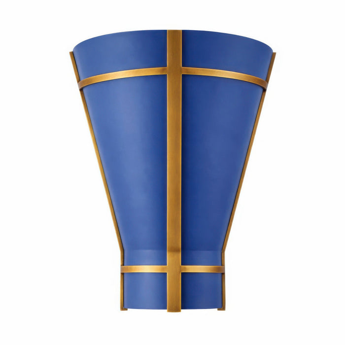 Varaluz - 536W01FBBRZ - One Light Wall Sconce - Brasserie - French Blue/Heritage Bronze