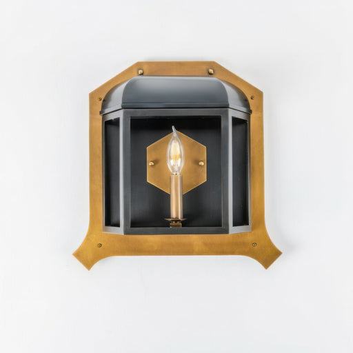 Gaslighter One Light Wall Sconce Blackened Zinc/Heritage Bronze