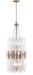 Varaluz - 557F09HG - Nine Light Pendant - Aurora - Havana Gold