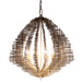 Varaluz - 559P08DBFG - Eight Light Pendant - Construct - Dark Bronze / French Gold