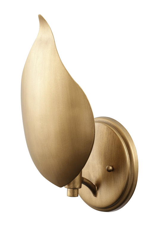 Varaluz - 560W01BK - One Light Wall Sconce - Petal Reign - Brass Kisser
