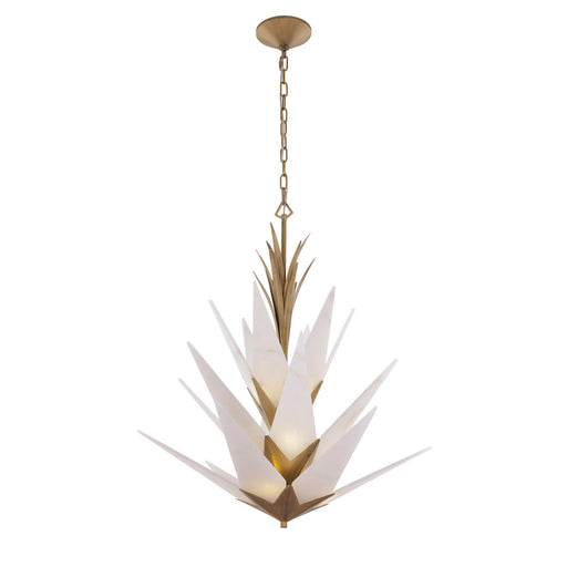 Mojave Nine Light Pendant Havana Gold