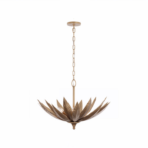 Zanara Three Light Pendant Brass Kisser