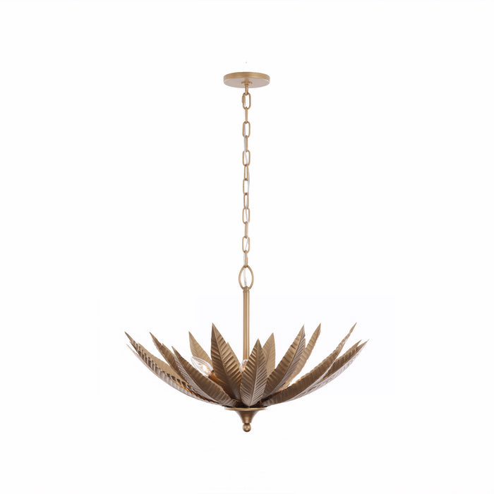 Varaluz - 563P03BK - Three Light Pendant - Zanara - Brass Kisser