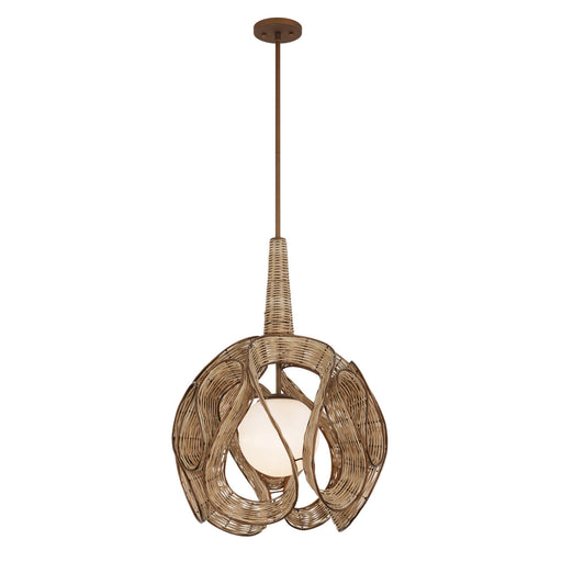 Swaylo One Light Pendant Hammered Ore