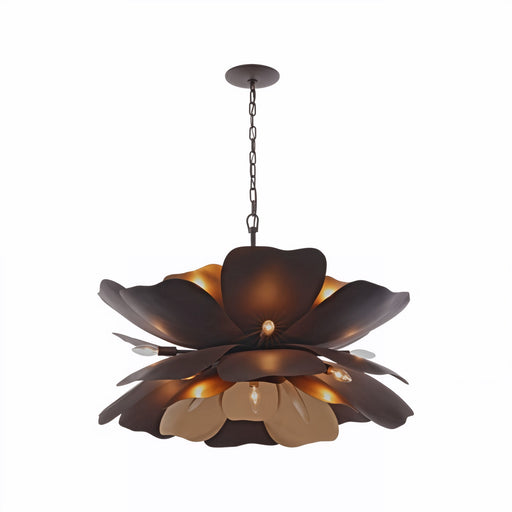 Botanic Panic 13 Light Pendant Dark Bronze / French Gold