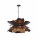 Varaluz - 567P13DBFG - 13 Light Pendant - Botanic Panic - Dark Bronze / French Gold