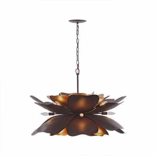 Botanic Panic 13 Light Pendant Dark Bronze / French Gold