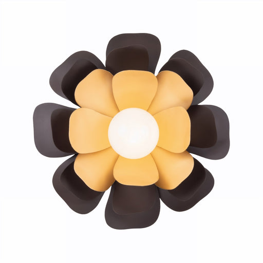 Botanic Panic One Light Wall or Flush Mount Dark Bronze / French Gold