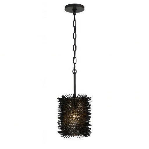 Urchin One Light Pendant Black